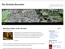 Tablet Screenshot of christianexcavator.com